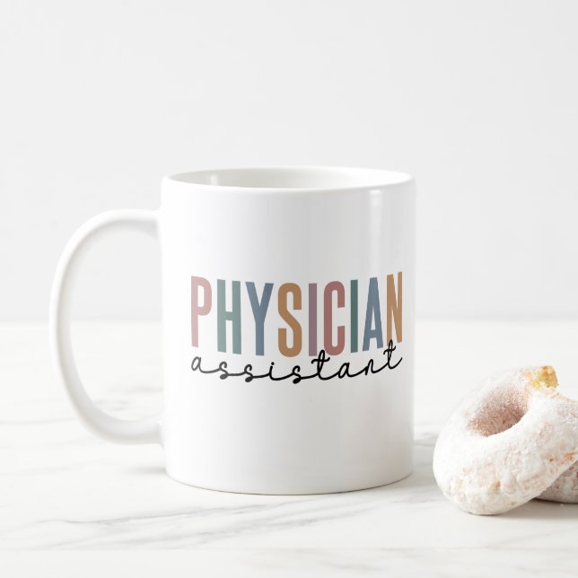 Physician Assistant Physician Associate PA School Coffee Mug (With Donut)