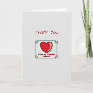 Physician Assistant Thank You Card