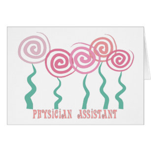 Physician Assistant Whimsical Flowers Design