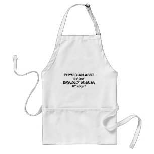 Physician Asst Deadly Ninja Standard Apron