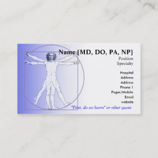 Physician Business Card