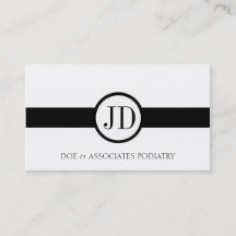 Physician Doctor MD Medical Ribbon Round Monogram
