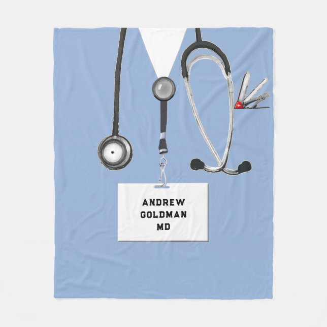 Physician Fleece Blanket (Front)