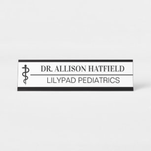 Physician MD Doctor Medical Practitioner Appreciat Desk Name Plate