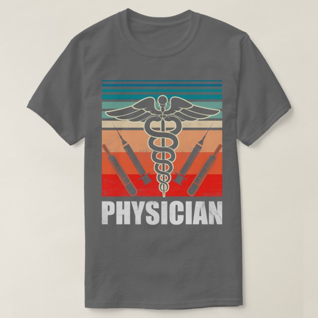 Physician MD Student Medical Practitioner Doctor T-Shirt (Design Front)