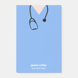 Physician Nurse Hospital Scrubs  Post-it Notes