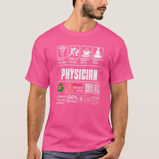 Physician Packaging and Handling Label Coffee Yoga T-Shirt