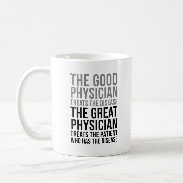 Physician Quotes Coffee Mug (Left)