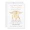Physician's Assistant Graduation Announcement Gold