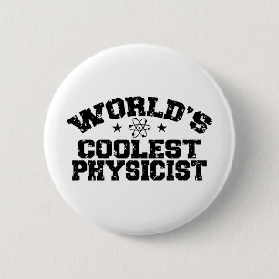 Physicist 6 Cm Round Badge