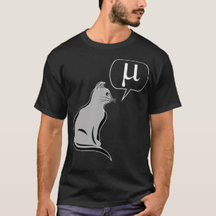 Physicist Cat Reflects Friction Coefficient thelwe T-Shirt
