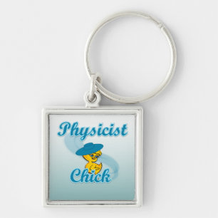 Physicist Chick #3 Key Ring