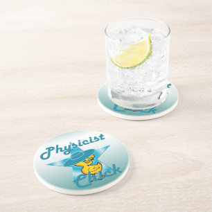 Physicist Chick #7 Coaster