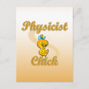 Physicist Chick Postcard