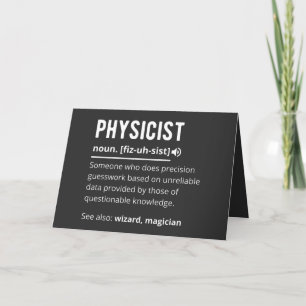 physicist holiday card