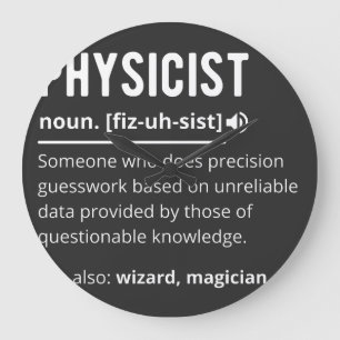 physicist large clock