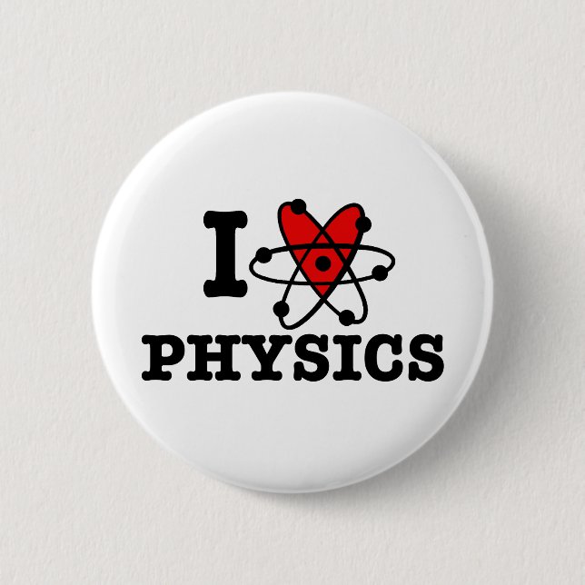Physics 6 Cm Round Badge (Front)