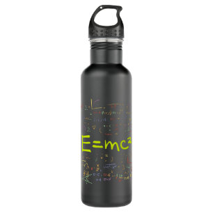 Physics and Math Formulas EMC2 710 Ml Water Bottle