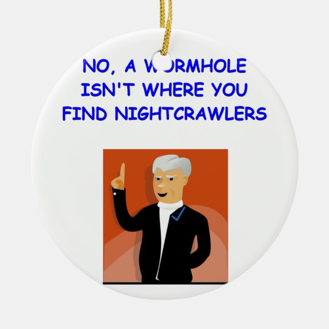 physics ceramic tree decoration (Front)