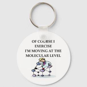 PHYSICS chemistry joke Key Ring