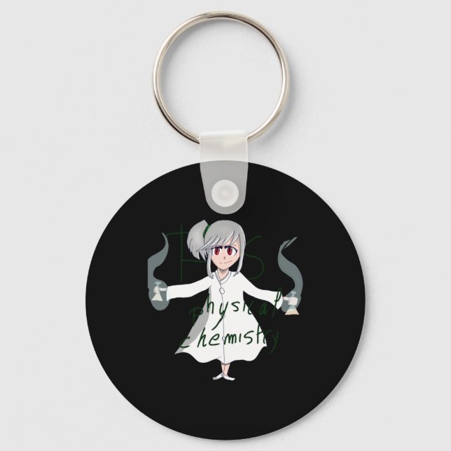 Physics Chemistry Sticker  Key Ring (Front)