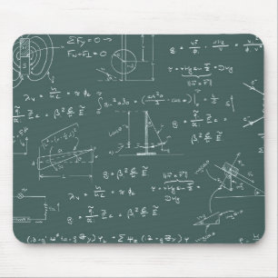Physics diagrams and formulas mouse pad