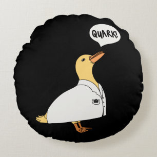 Physics Duck Round Cushion