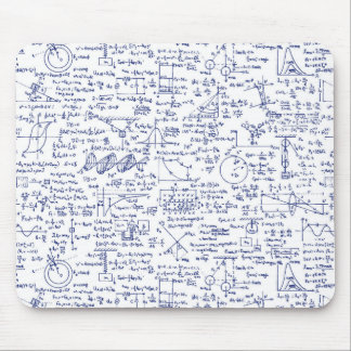 Physics Equations in Blue Pen // Mouse Pad