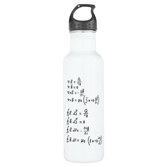 Physics Formula 710 Ml Water Bottle (Front)