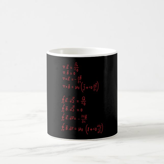 Physics Formula Coffee Mug (Center)