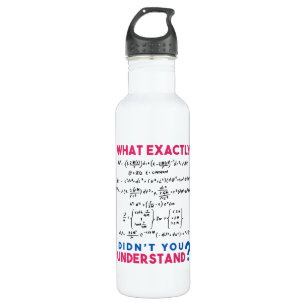 Physics formula Joke 710 Ml Water Bottle