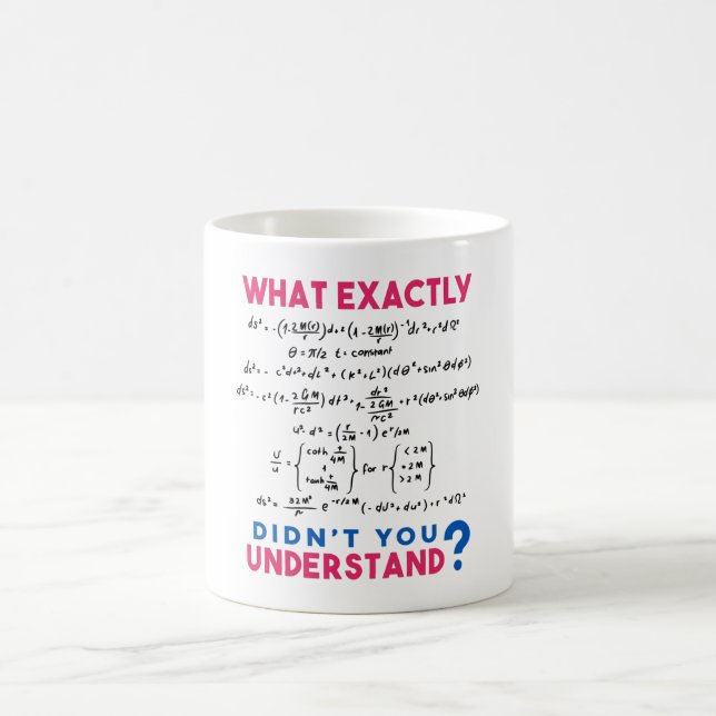 Physics formula Joke Coffee Mug (Center)