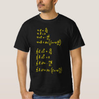 Physics Formula Square Sticker Invitation