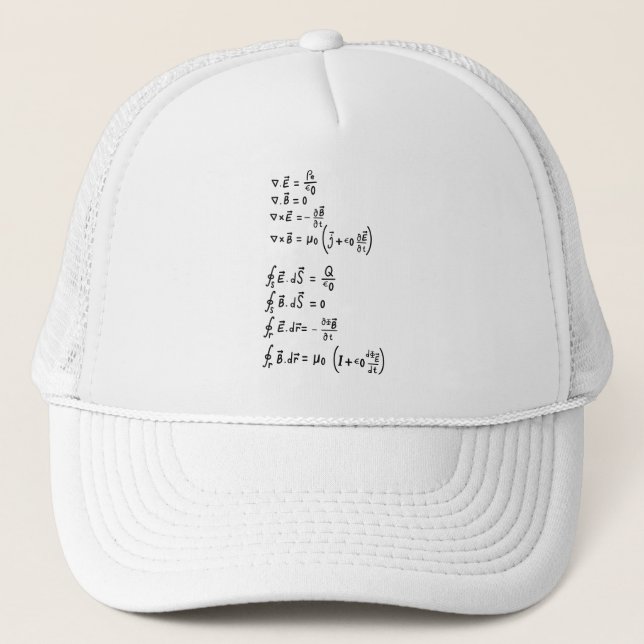 Physics Formula Trucker Hat (Front)