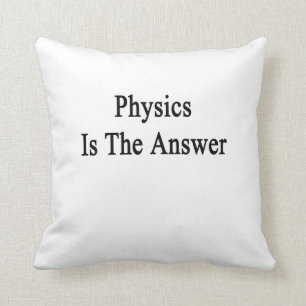 Physics Is The Answer Cushion