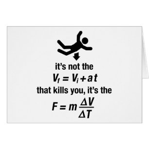 physics - it's the sudden deceleration that kills