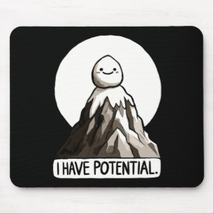 Physics Joke - I Have Potential Rock Mountain Stic Mouse Pad