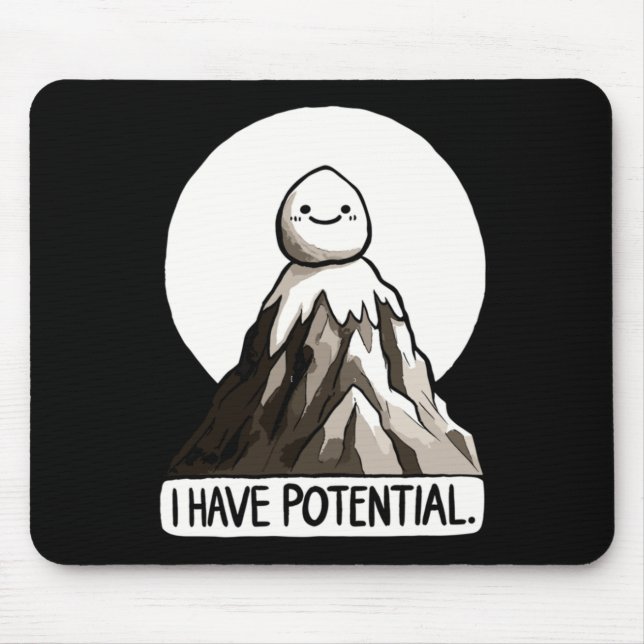 Physics Joke - I Have Potential Rock Mountain Stic Mouse Pad (Front)