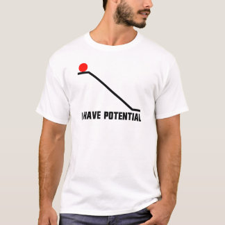 Physics Joke Men's Funny Science I Have Potential T-Shirt
