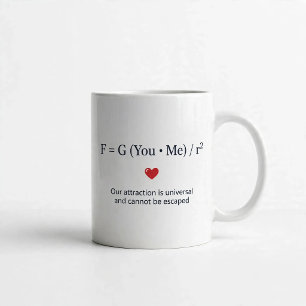 Physics Lover Gift Universal Attraction Mug