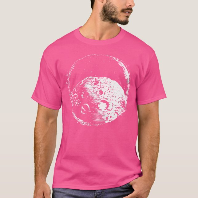 Physics Major Gift Idea Moonlanding Moon Astronomy T-Shirt (Front)