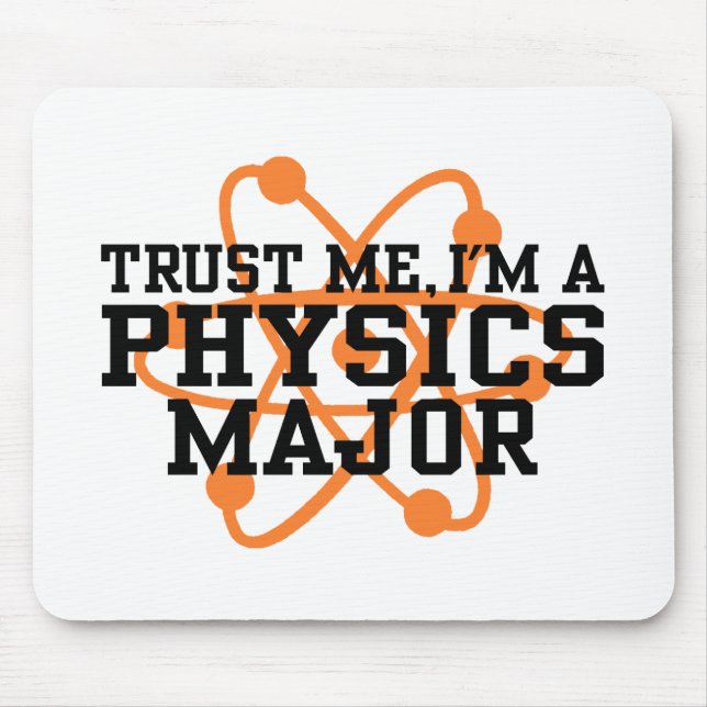 Physics Major Mouse Pad (Front)