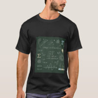 Physics & Math Chalkboard Equations T-Shirt | Scie
