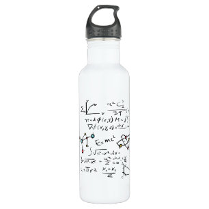 Physics Math Formula Teacher Student Molecules 710 Ml Water Bottle