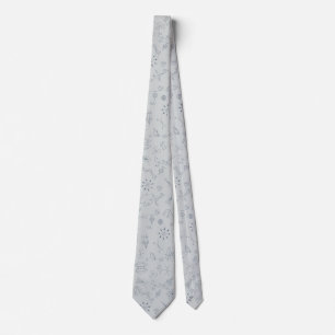 Physics pattern tie gray