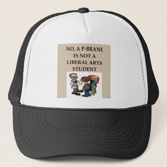 PHYSICS string theory Trucker Hat (Front)