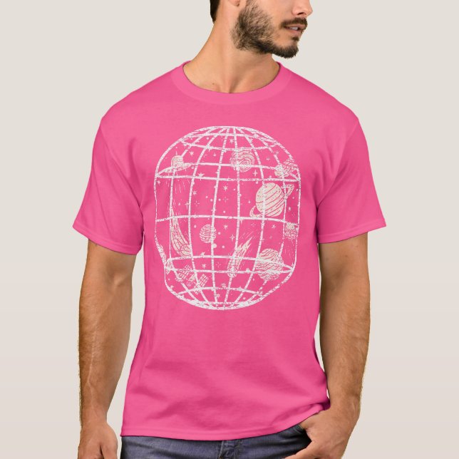 Physics Teacher Gift Science Major Outer Space Ast T-Shirt (Front)
