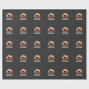Physics Teacher Weimaraner Dog Lover Wrapping Paper
