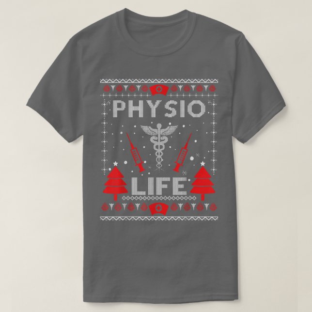 Physio Life Ugly Christmas Sweaters Matching Group (Design Front)