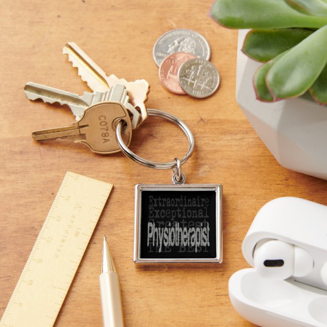 Physiotherapist Extraordinaire Key Ring (Desk)